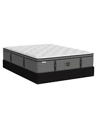 Paramount Hd Pierce 14" Medium Firm Euro Pillow Top Mattress Set