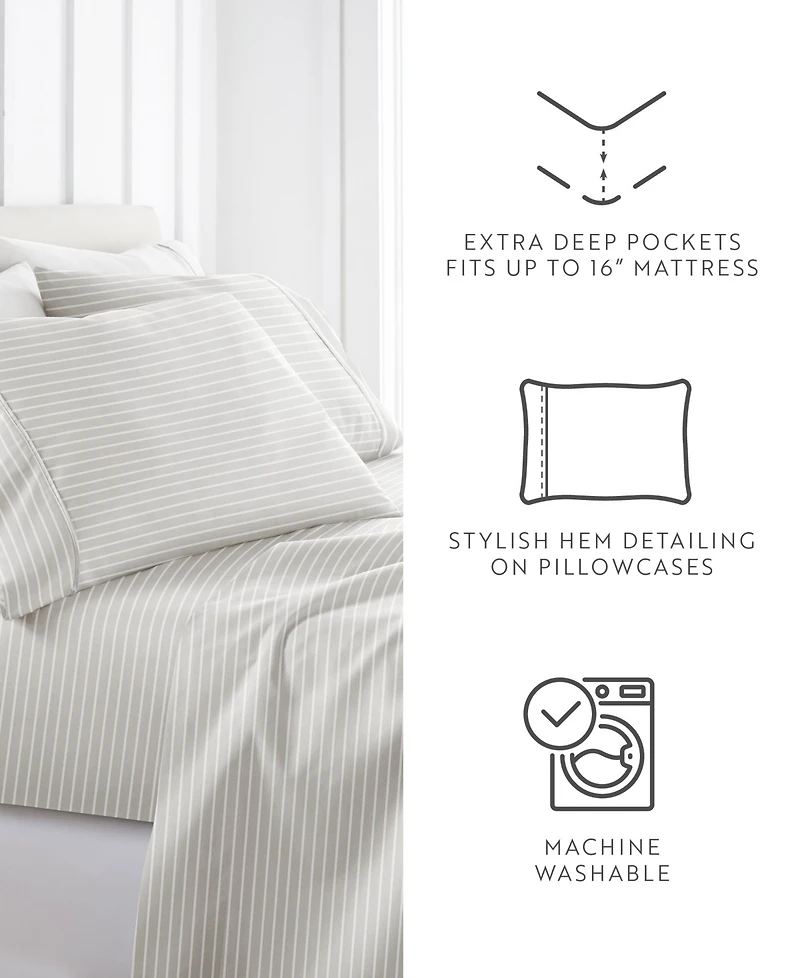 ienjoy Home Soft Lines 4-p.c. Sheet Set