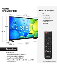 Samsung UN32F6000FFXZA 32 Inch Fhd Smart Tv with Mega Contrast with a Year Amber Protection Plan (2025