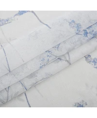 Dainty Home Jessica 2-Pack Linen Textured Metallic Light Filtering Grommet Curtain Panel Pair 38" x 84"