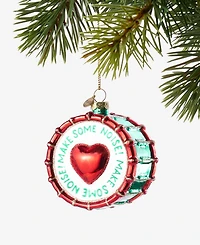 Macys 100th Thanksgiving Day Parade Glass Drum Ornament, Macy's Exclusive
