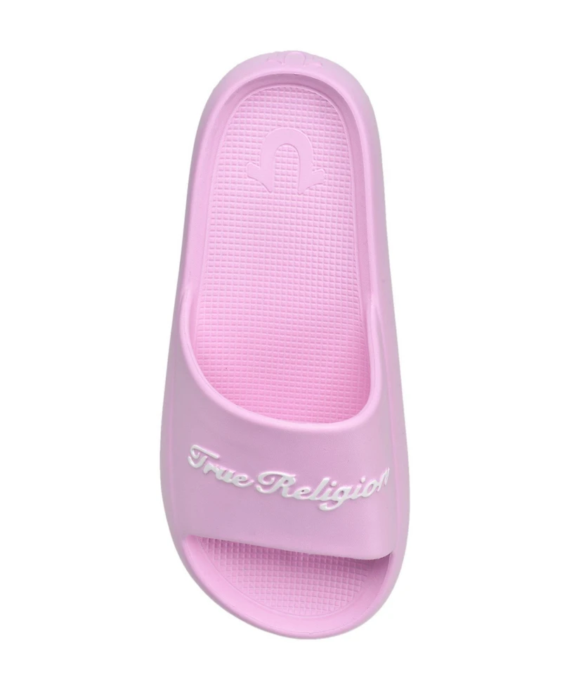 True Religion Women's Foxy Logo Slide