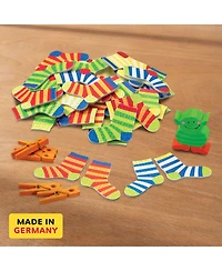 Haba Lucky Sock Matching and Memory Game for Kids 4 Year Olds and Up, Socken Zocken Family Games Kids and Adults