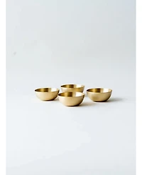 Fleck Fleck, Heirloom Brass Dip Bowl S/2
