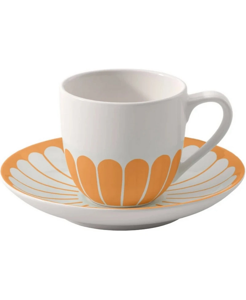 Villeroy & Boch Fleur 6" Coffee Cup Saucer