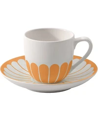 Villeroy & Boch Fleur 6" Coffee Cup Saucer
