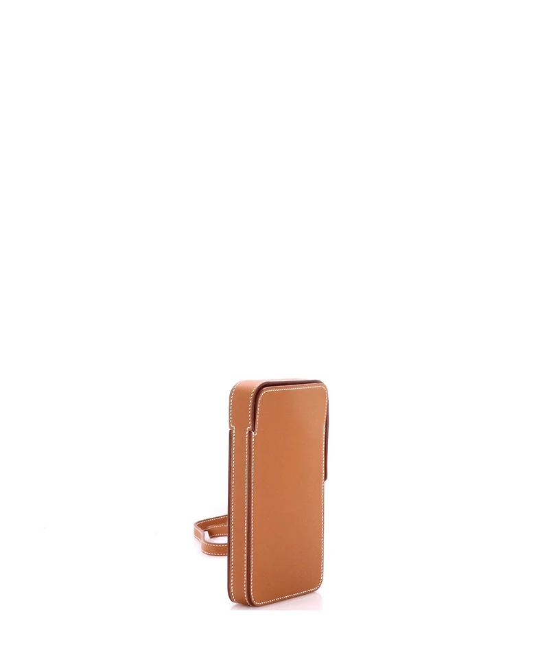 Pre-Owned HERMES Hac a Box Phone Case Epsom