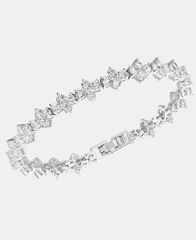 Givenchy Cubic Zirconia Tennis Flex Bracelet