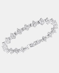 Givenchy Cubic Zirconia Tennis Flex Bracelet