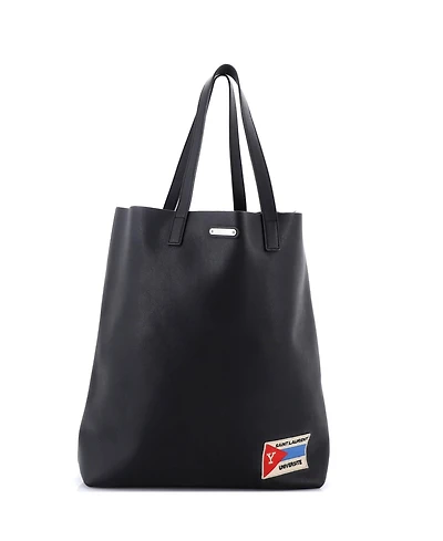 Pre-Owned Saint Laurent Large Bold Tote Leather with Applique