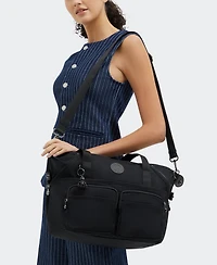Kipling New Art Duo Pocket Extra-Large Duffel Tote Bag