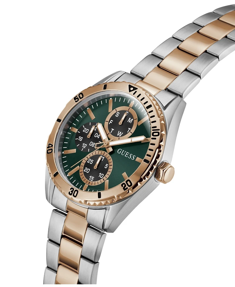 Guess Men's Two-Tone Multi-Function Watch, 43mm
