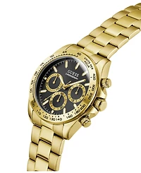 Guess Men's Gold-Tone Chronograph Watch, 42mm