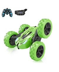 Sperric Boys Rc Stunt Toy Car for Kids, Rechargeable Remote Control Car with 360degree(s) Flips, Double-Sided Driving and Headlights