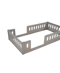 flynama Wood Platform Bed Guardrail