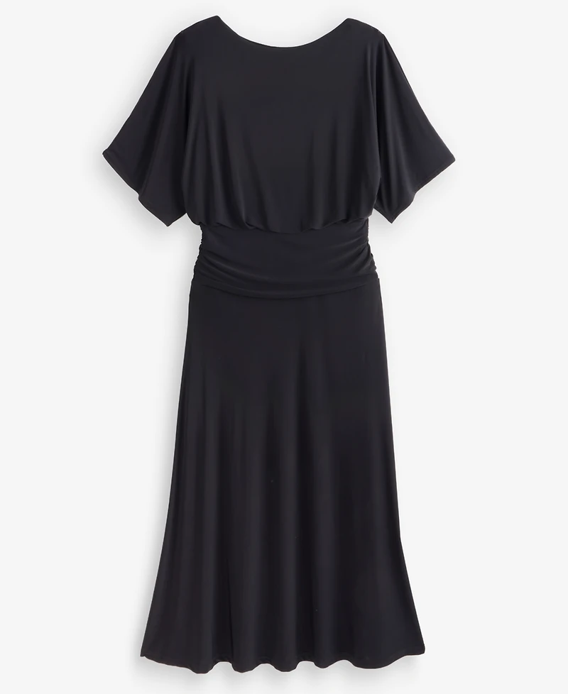 I.n.c. International Concepts Women's Elbow-Sleeve Knit Midi Dress, Macy's Exclusive