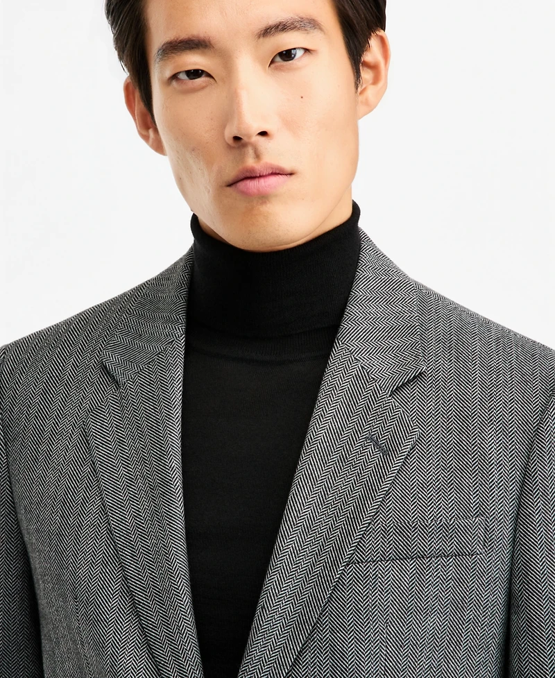 Hugo by Boss Men's Modern-Fit Herringbone Suit Jacket
