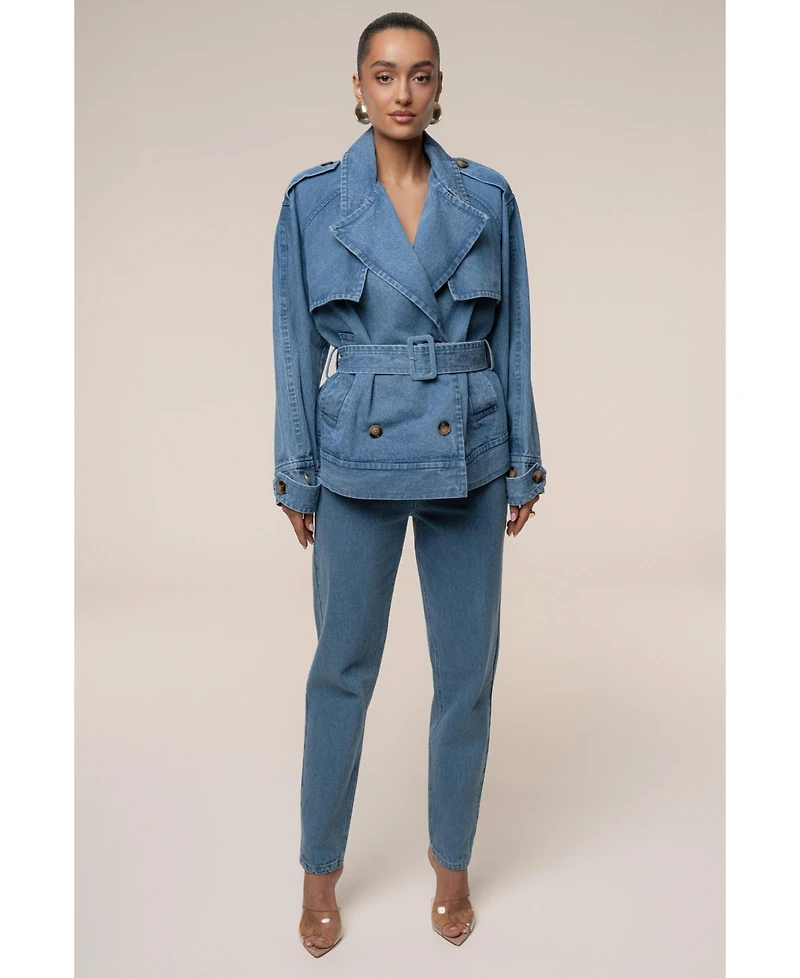 Jluxlabel Women's Double Breasted Jacket