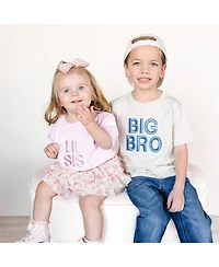 Sweet Wink Baby Boys Bro Embroidered Patch Short Sleeve T-Shirt