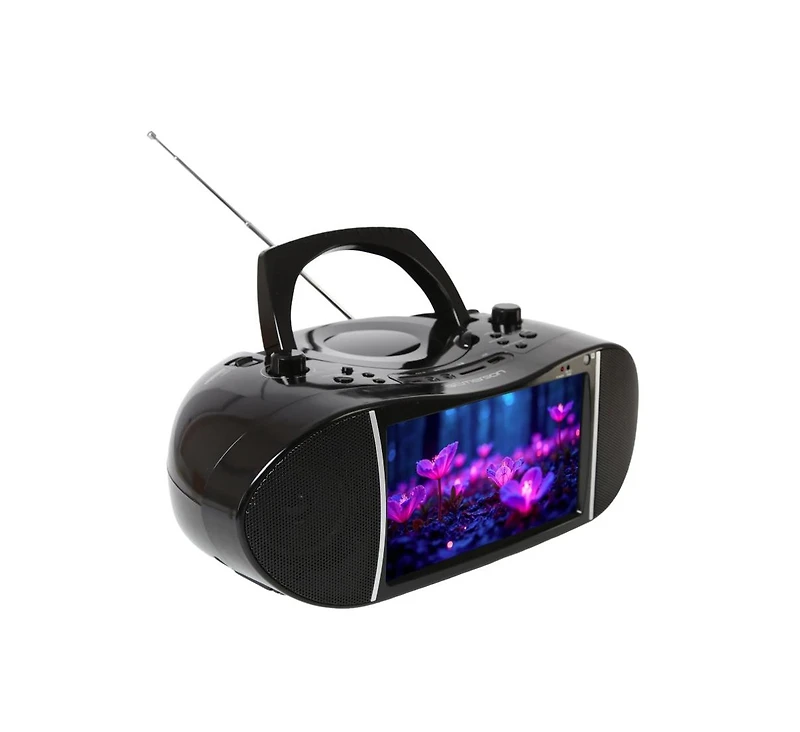 Emerson Edl-2901 Bluetooth Boombox Tv and Dvd Player with 9'' Lcd Screen and Radio