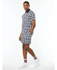 Sergio Tacchini Men's Damarindo Check Polo Shirts