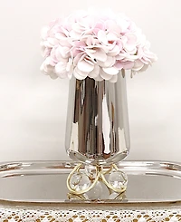 Classic Touch Vase with Clear Ball Base, 10.6"