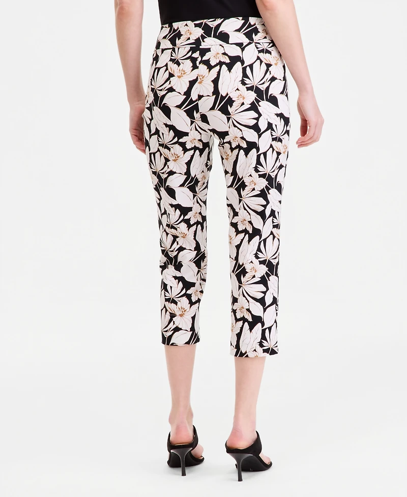 I.n.c. International Concepts Women's Printed Capri Pants, Macy's Exclusive