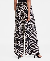 I.n.c. International Concepts Women's Printed Wide-Leg Pants, Macy's Exclusive
