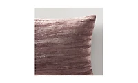 Elara Velvet Lumbar 14" x 20" - Dusty Mauve
