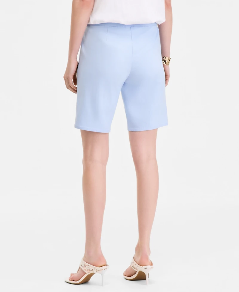 I.n.c. International Concepts Women's Mid Rise Pull-On Bermuda Shorts, Created for Macy's