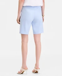 I.n.c. International Concepts Women's Mid Rise Pull-On Bermuda Shorts, Created for Macy's