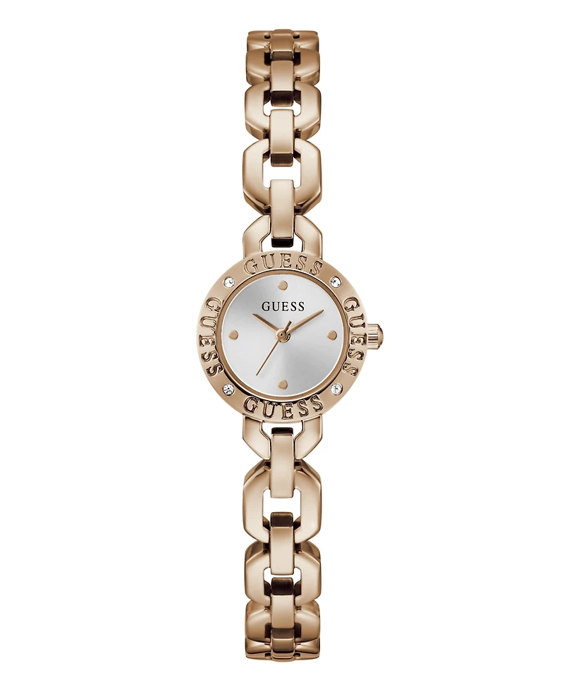 Guess Women's Rose Gold-Tone Stainless Steel Watch, 23mm