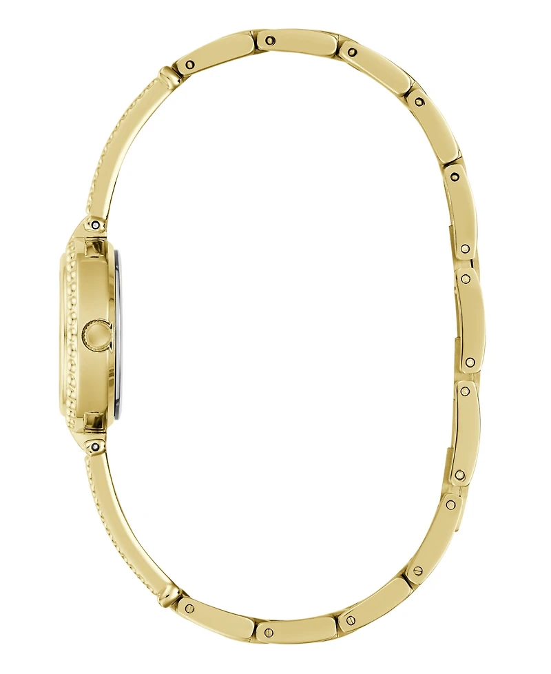Guess Women's Gold-Tone Stainless Steel Watch, 24mm