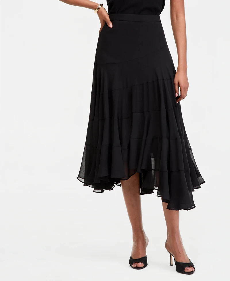 I.n.c. International Concepts Women's Asymmetrical Midi Skirt, Macy's Exclusive