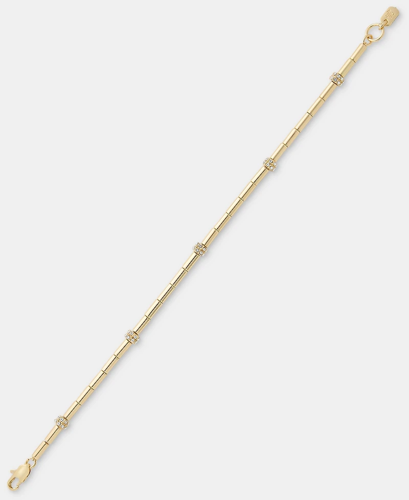 Lauren Ralph Lauren Pave Beaded Flex Bracelet