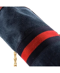 Pre-Owned Gucci Small Ophidia Chain Shoulder Bag Suede