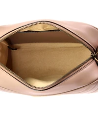 Pre-Owned Gucci Small Gg Marmont Shoulder Bag Matelasse Leather