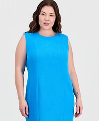 Kasper Plus Sleeveless Sheath Dress
