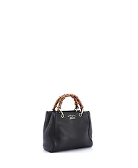 Pre-Owned Gucci Mini Bamboo Shopper Tote Leather