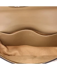 Pre-Owned Gucci Small Petite Gg Flap Shoulder Bag Gg Coated Canvas