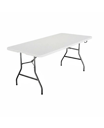 Boyel Living 6FT Folding Table - Large, Waterproof & Easy Storage for Family Gatherings & Outdoor Dining