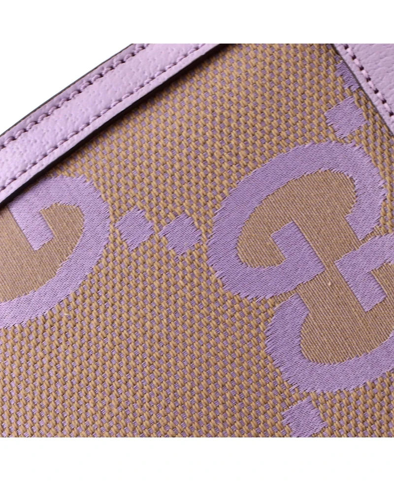 Pre-Owned Gucci Small Ophidia Chain Shoulder Bag Jumbo Gg Canvas with Leather