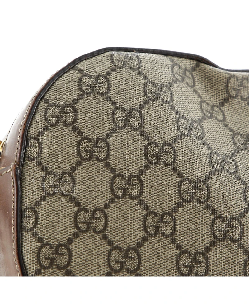 Pre-Owned Gucci Mini Chain Crossbody Bag Gg Coated Canvas and Leather