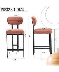 Rainsken Modern Bar Stools Set of 2