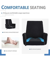 Rainsken Striped Velvet Office Chair