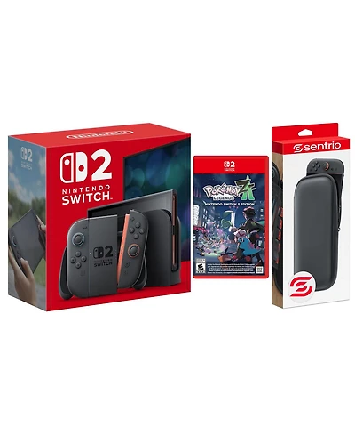 Nintendo Switch 2 Console with Pokemon Legends: Z-a and Protective Case Bundle