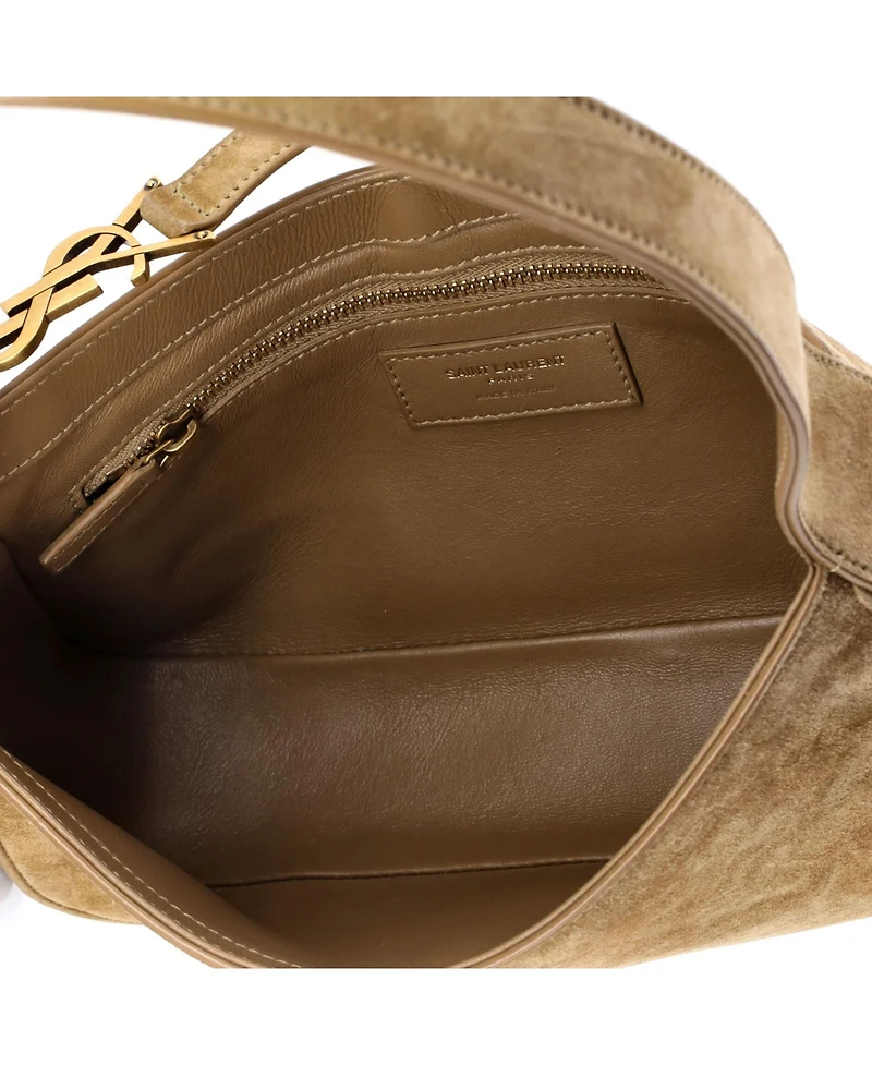 Pre-Owned Saint Laurent Small Le 5 a 7 Hobo Suede