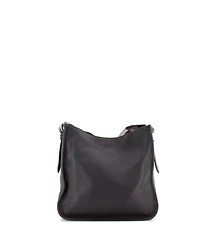 Pre-Owned Prada Medium Logo Strap Hobo Leather