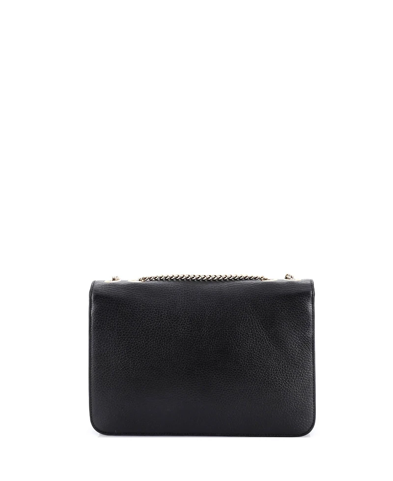 Pre-Owned Gucci Medium Interlocking Shoulder Bag Leather