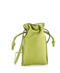 Pre-Owned Loewe Mini Flamenco Knot Bag Leather